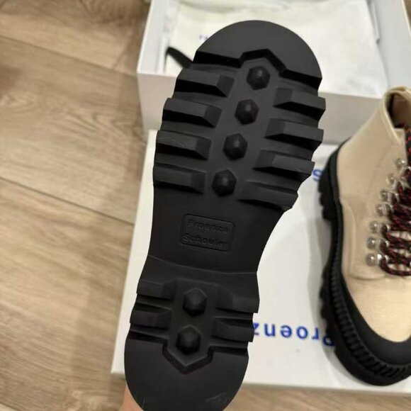 NIB Authentic Proenza Schouler Off-White Lug Sole Boots - Picture 5 of 10